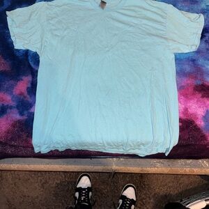 Men's Aqua Short Sleeve Tee